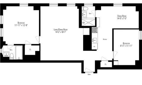45 Tudor City Pl #1117/1118, New York, NY 10017