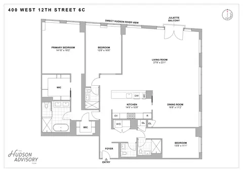 400 W 12th St #6C, New York, NY 10014