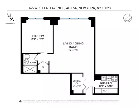 165 W End Ave #5A, New York, NY 10023