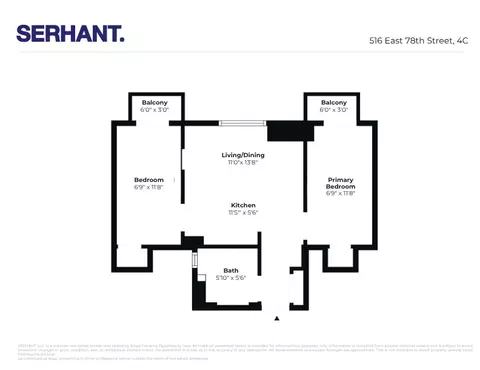 516 E 78th St #4C, New York, NY 10075