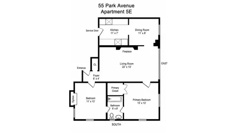 55 Park Ave #5E, New York, NY 10016