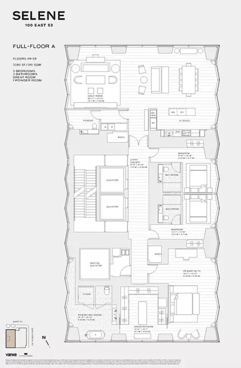 100 E 53rd St #58A, New York, NY 10022