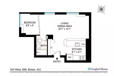 100 W 39th St #43J, New York, NY 10018