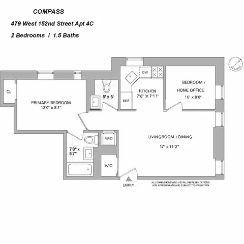 479 W 152nd St #4C, New York, NY 10031