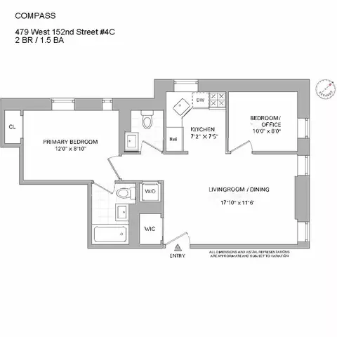 479 W 152nd St #4C, New York, NY 10031