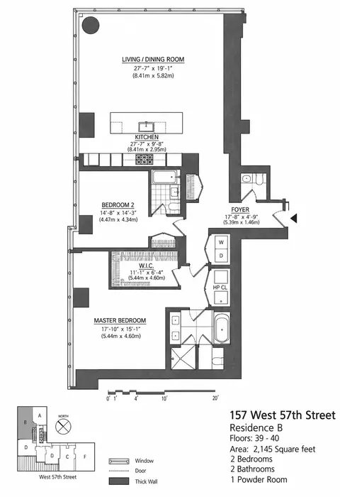 157 W 57th St #33B, New York, NY 10019