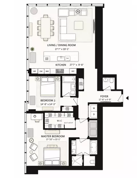 157 W 57th St #33B, New York, NY 10019