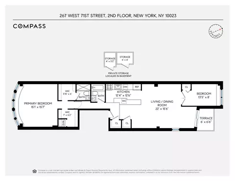 267 W 71st St #2FR, New York, NY 10023