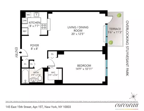 145 E 15th St #15T, New York, NY 10003