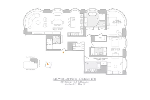 515 W 18th St #1701, New York, NY 10011