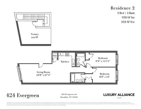 424 Evergreen Ave #2, Brooklyn, NY 11221