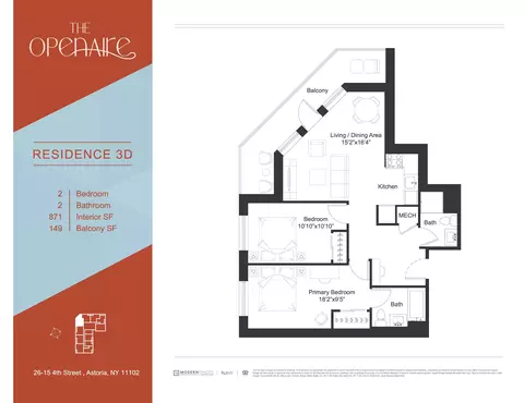 29-01 4th St #3-D, New York City, NY 11102