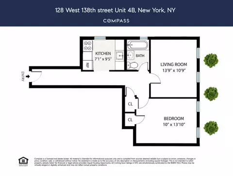 128 W 138th St #4B, New York, NY 10030