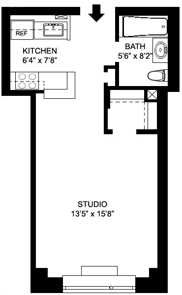 40 W 116th St #B304, New York, NY 10026