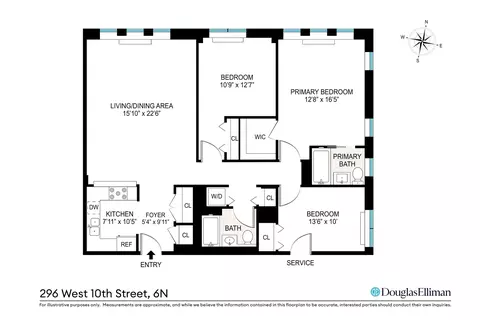 296 W 10th St #6N, New York, NY 10014