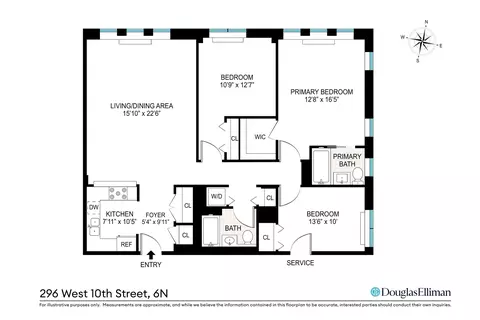 296 W 10th St #6N, New York, NY 10014
