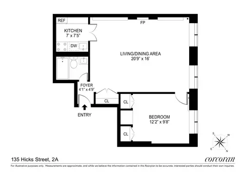135 Hicks St #2A, Brooklyn, NY 11201