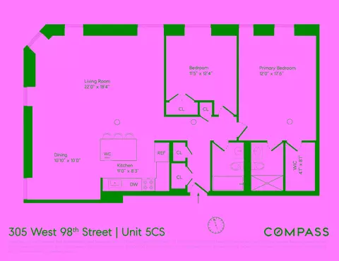 305 W 98th St #5CS, New York, NY 10025