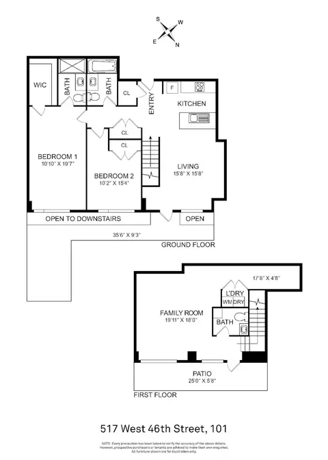517 W 46th St #101, New York, NY 10036