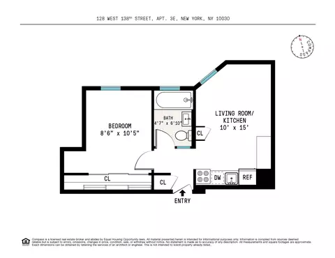 128 W 138th St #3E, New York, NY 10030