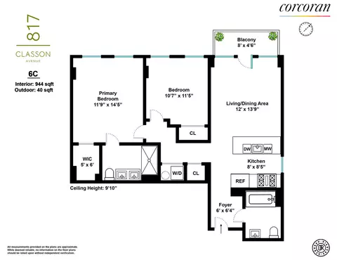817 Classon Ave #6C, Brooklyn, NY 11238