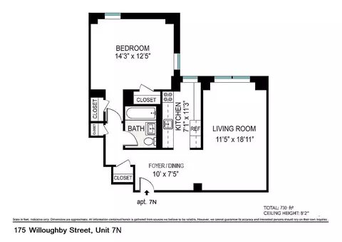 175 Willoughby St #7N, Brooklyn, NY 11201