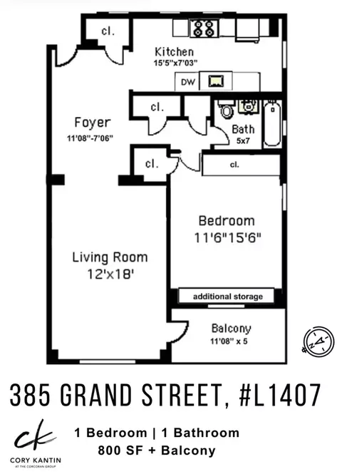 385 Grand St #L1407, New York, NY 10002