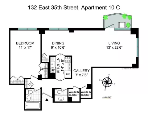 132 E 35th St #10C, New York, NY 10016