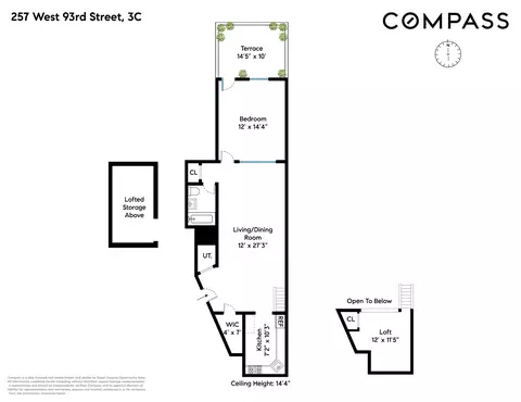 257 W 93rd St #3C, New York, NY 10025