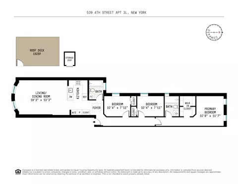 539 4th St #3L, Brooklyn, NY 11215