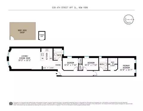 539 4th St #3L, Brooklyn, NY 11215