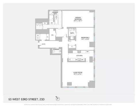 53 W 53rd St #23D, New York, NY 10019