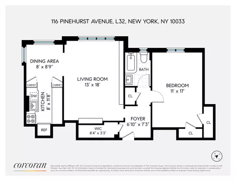 116 Pinehurst Ave #L32, New York, NY 10033