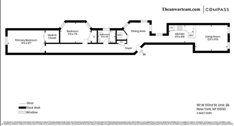 161 W 133rd St #2B, New York, NY 10030