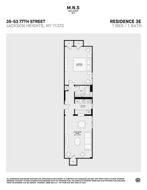 35-53 77th St #3-E, Jackson Heights, NY 11372