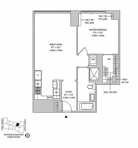 60 Riverside Blvd #1810, New York, NY 10069