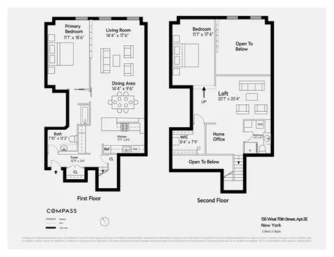 135 W 70th St #2E, New York, NY 10023