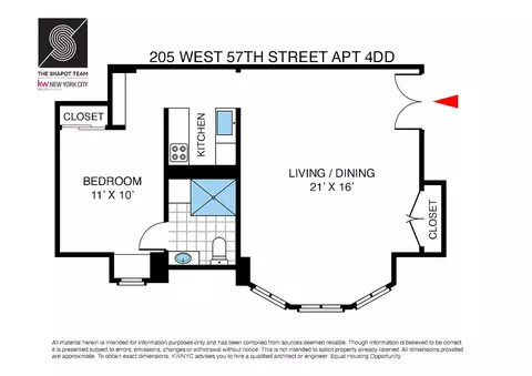 205 W 57th St #4DD, New York, NY 10019