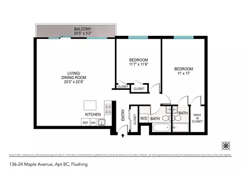 136-24 Maple Ave #8C, Flushing, NY 11355
