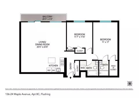 136-24 Maple Ave #8C, Flushing, NY 11355