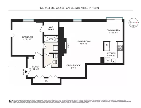 425 W End Ave #3C, New York, NY 10024