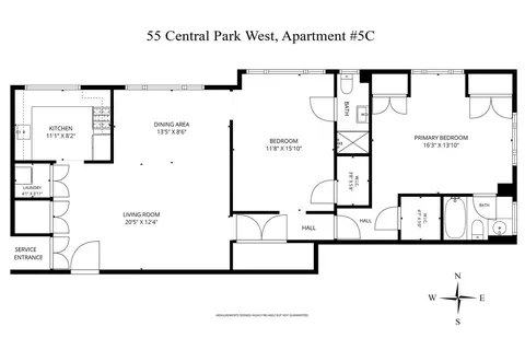 55 Central Park W #5C, New York, NY 10023