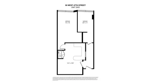 50 W 47th St #20E, New York, NY 10036