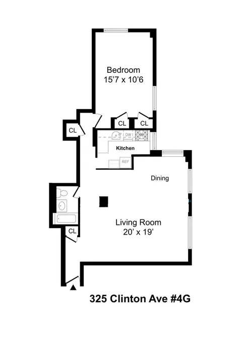 325 Clinton Ave #4G, Brooklyn, NY 11205