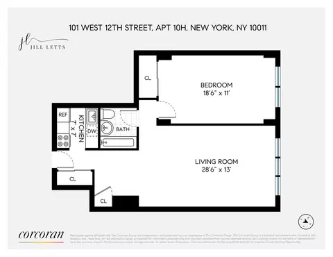 101 W 12th St #10H, New York, NY 10011