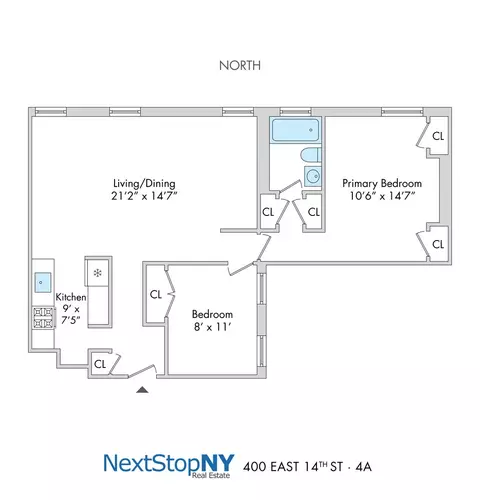 400 E 14th St #4A, New York, NY 10009