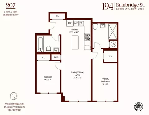 194 Bainbridge St #207, Brooklyn, NY 11233