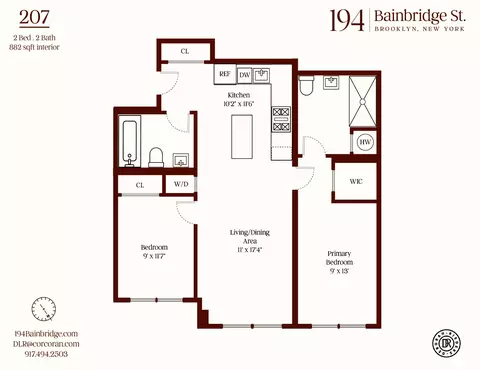194 Bainbridge St #207, Brooklyn, NY 11233