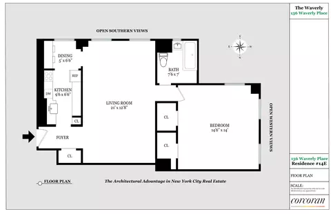 136 Waverly Pl #14E, New York, NY 10014