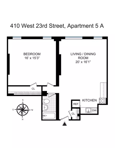 410 W 23rd St #5A, New York, NY 10011